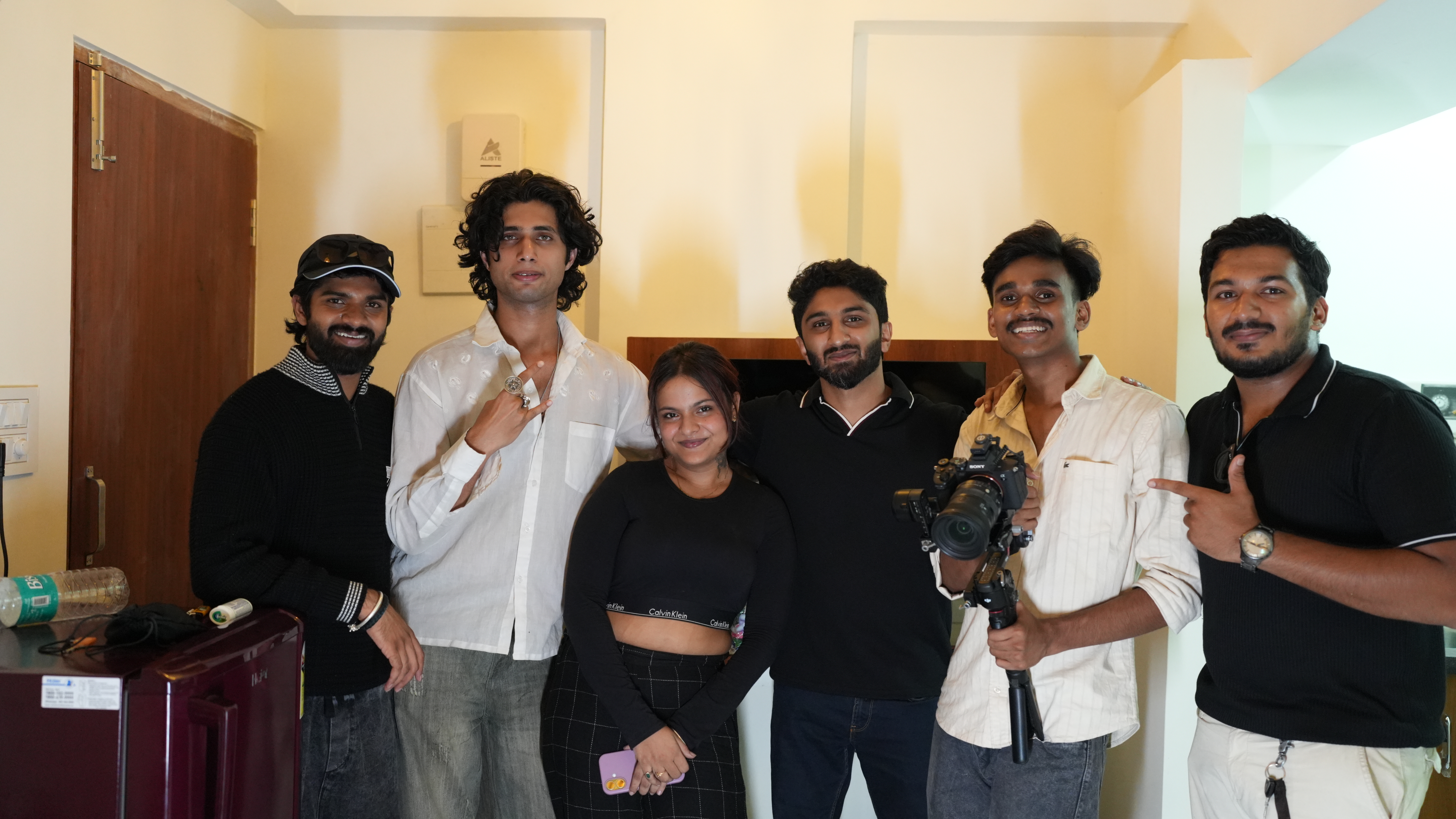 Team after wrapping a shoot